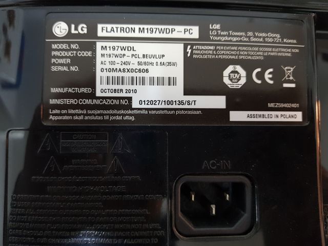 TV de 18" e você pode usá-la como um ecrã de computador