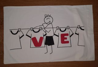 2 Fundas de Almohada San Valentín 60x75cm