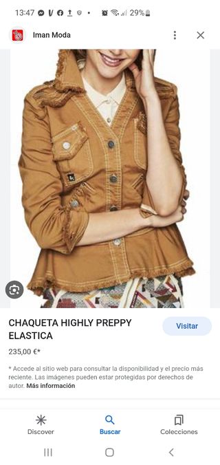 chaqueta cazadora Holy Highly preppy
