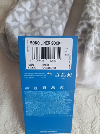 x 2 socks adidas Originals white and grey