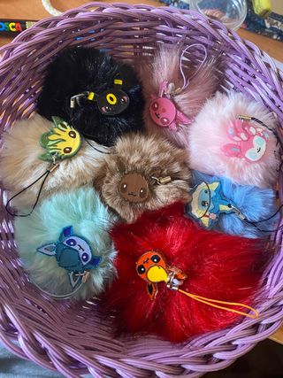 Llaveros Eevee evoluciones