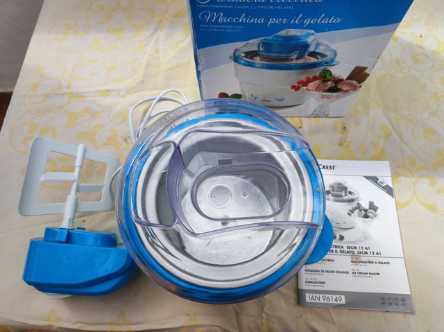 Heladora electrica Silvercrest 1L