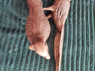 2 faisanes metálicos