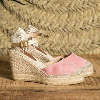 2 pares Alpargatas colores rojo y verde