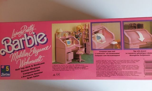 Barbie Escritorio Secreter Gran Salón mod.3639 Año