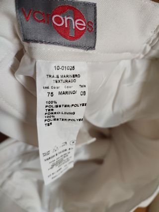 traje comunión