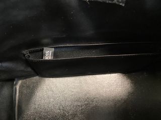 borsa pochette Hugo boss vera pelle uomo donna