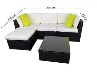 SUPER PRECIO CONJUNTO DE TERRAZA RATTAN