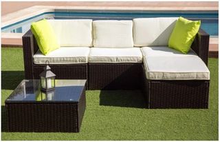 SUPER PRECIO CONJUNTO DE TERRAZA RATTAN