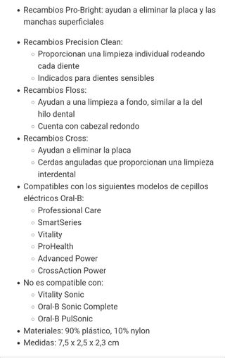 Pack de 16 recambios compatibles con cepillos eléc