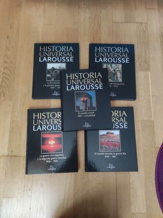 Colección historia universal editorial larousse
