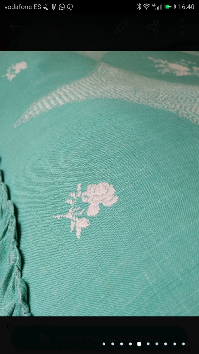 2 colcha lagarterana antigua hilo