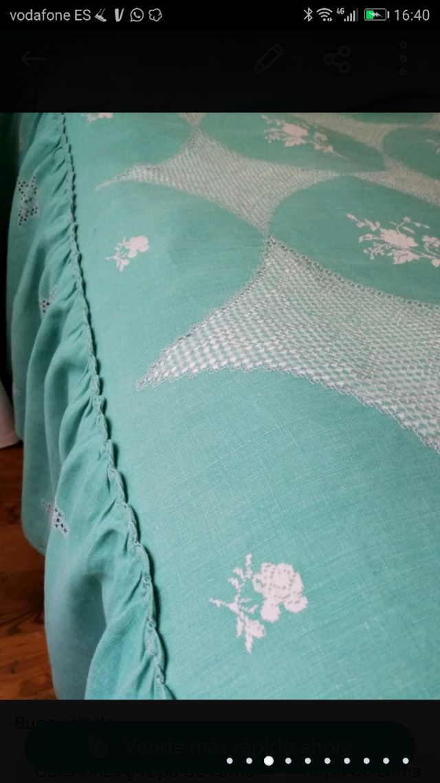 2 colcha lagarterana antigua hilo