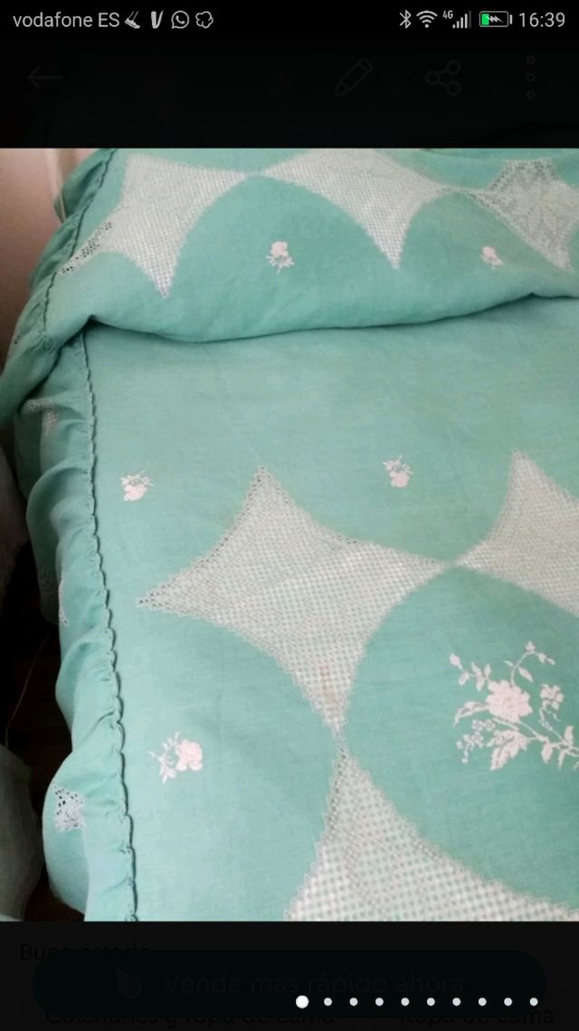 2 colcha lagarterana antigua hilo