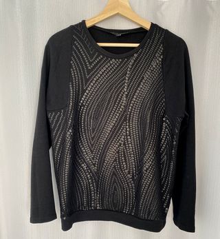 Jersey negro lentejuelas Tintoretto