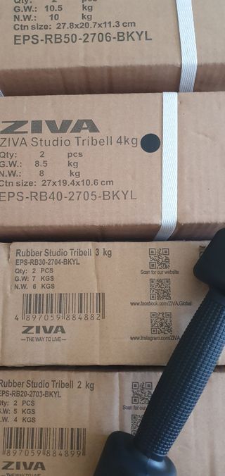 Ser pares de mancuernas Ziva de 1 a 5kg