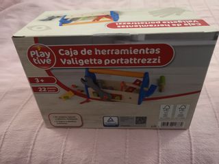 Caja de herramientas de madera