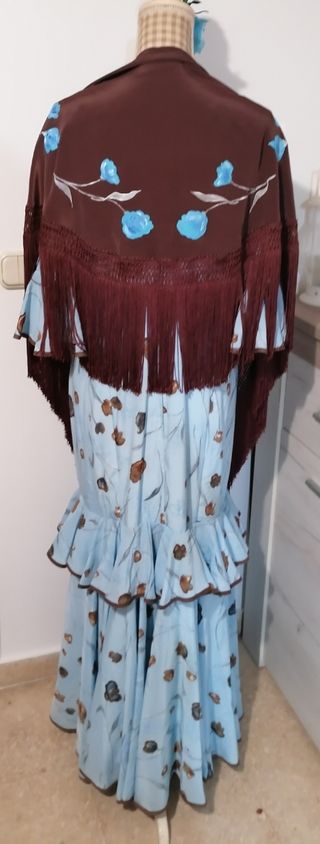 vestido de flamenca, para talla:44 /46. 