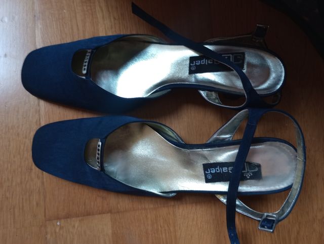 Zapatos ceremonia azul oscuro
