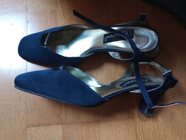 Zapatos ceremonia azul oscuro