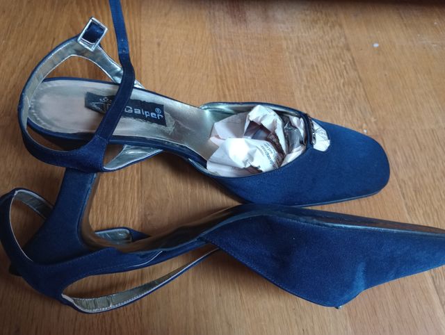 Zapatos ceremonia azul oscuro