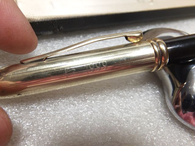 Bolígrafo Cross Townsend de laca negra y oro