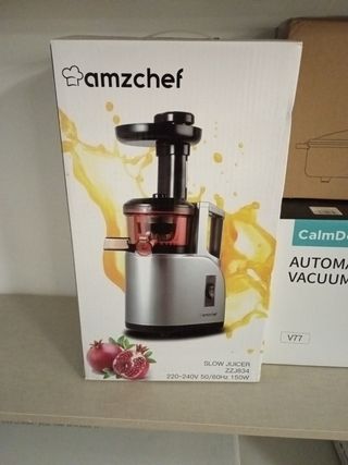 AMZCHEF Licuadora prensado en frío - Extractor de 