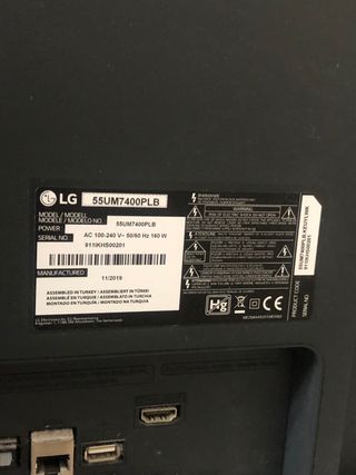 TV LG 55UM7400PLB