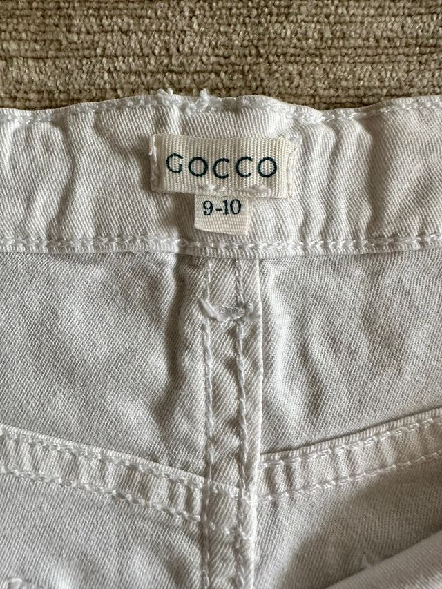 Falda vaquera blanca marca Gocco Talla 10 nueva