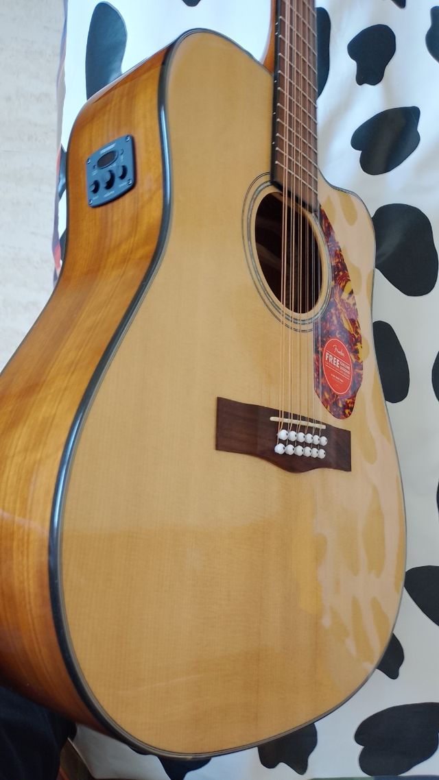 Guitarra Fender 12 cuerdas electroacústica