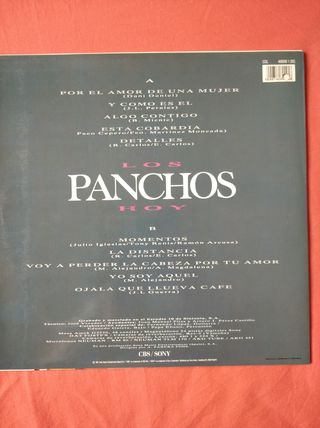 DISCO VINILO LP LOS PANCHOS 'HOY"