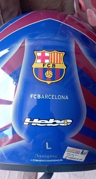Casco Moto Barça Bacelona