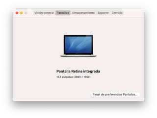 MacBook Pro - Pantalla Retina 15" - Finales 2013 