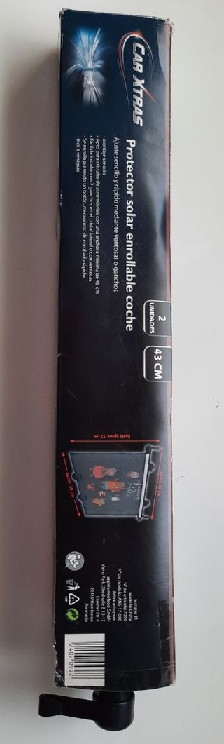2 PROTECTORES SOLARES COCHE