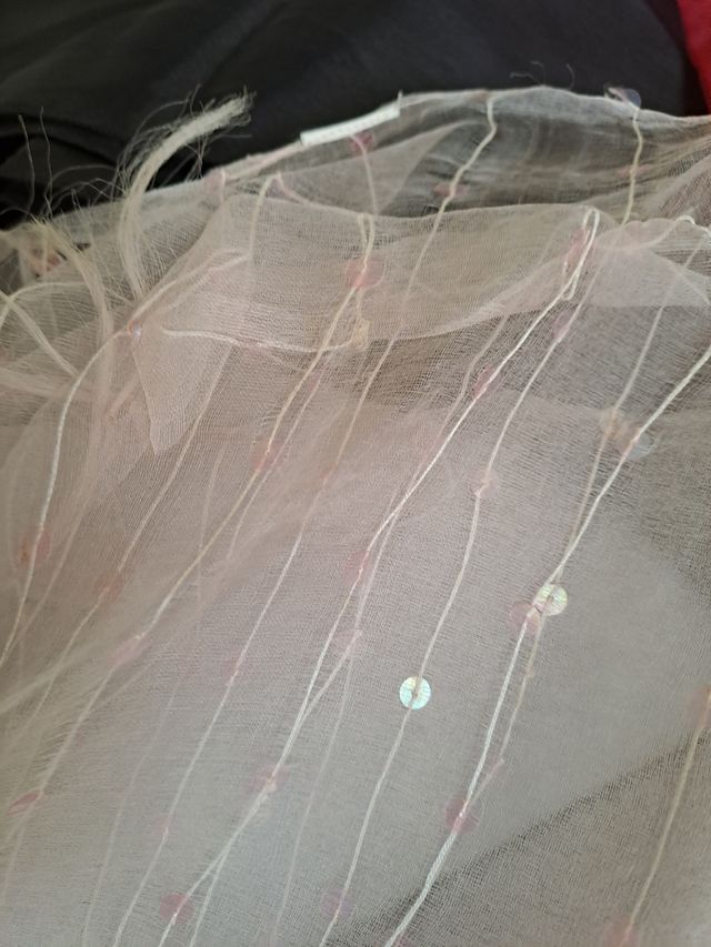 Foulard/pañuelo de seda opars fiesta rosa 