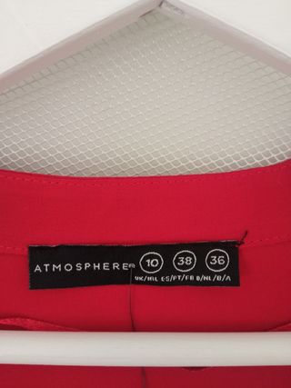 Blusa roja sin estrenar