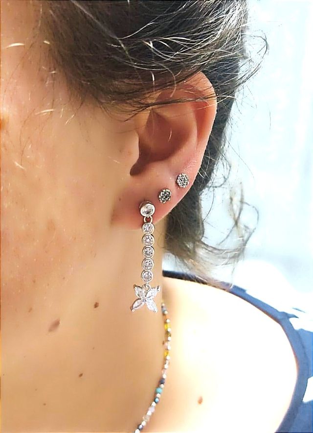 Pendientes largos PLATA