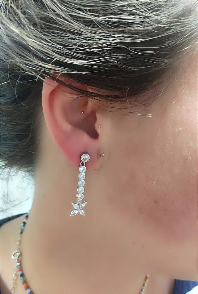 Pendientes largos PLATA