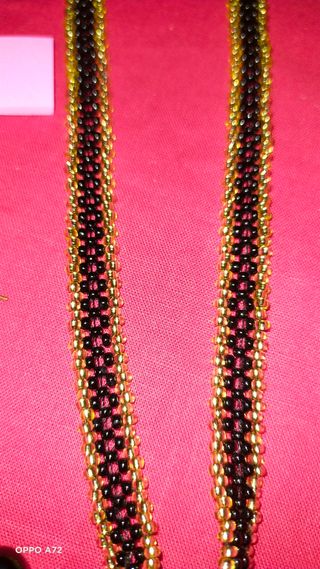 parure collana e orecchini fatti a mano ✋ nuovo