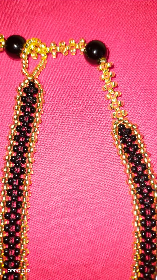 parure collana e orecchini fatti a mano ✋ nuovo