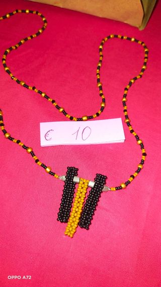 collana con ciondolo particolare fatto a mano ✋ nu