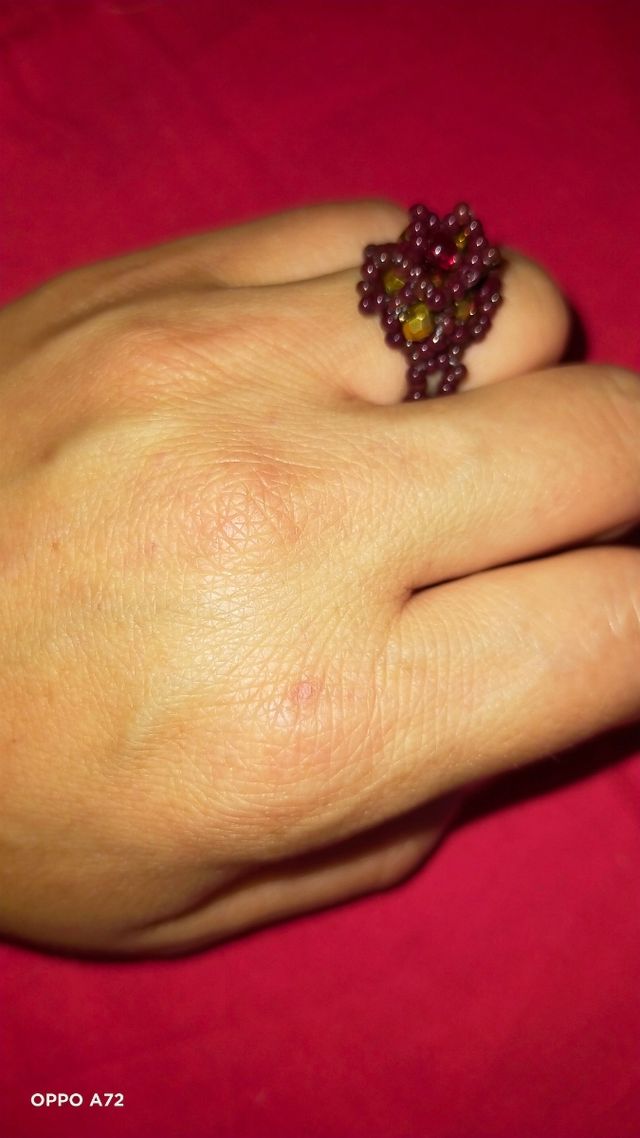 collana con ciondolo più anello fatto a mano ✋ nuo