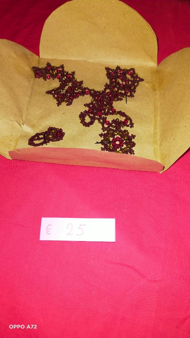 collana con ciondolo più anello fatto a mano ✋ nuo