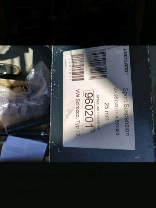 Sospensione Vogtland VW SCIROCCO