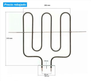 Resistencia Superior Horno TEKA Ht 510 Ht 490 m