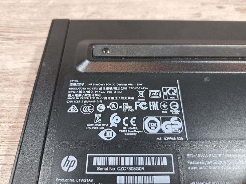 Ordenador HP 800 G2 Mini i5 6600T 8GB 240SSD afbeelding 4