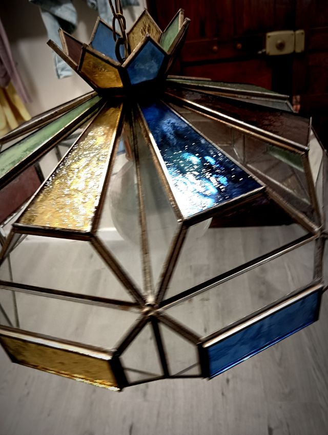 Lámpara artesanal granadina grande