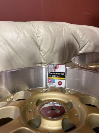 Llantas 16" 4x100 sin estrenar y con tapas de buje