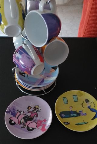 Juego tazas café