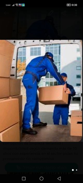 vaciado y limpieza y mudanzas